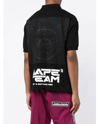AAPE BY A BATHING APE Aape By A Bathing Ape Graphic Print Polo Shirt