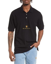 BEL-AIR ATHLETICS Academy Polo In 99 Black At Nordstrom
