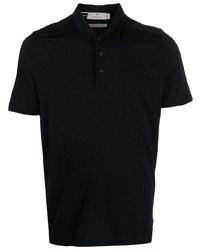 Canali Basic Button Placket Polo Shirt