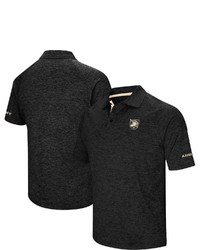Colosseum Black Army Black Knights Down Swing Polo In Heather Black At Nordstrom