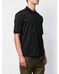 MACKINTOSH Black Cotton Polo Shirt Gcs 027
