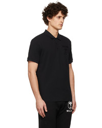 Moschino Black Double Question Mark Polo