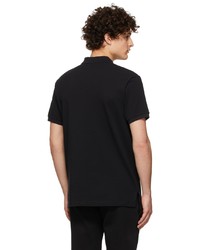 Moschino Black Double Question Mark Polo