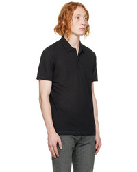 Sunspel Black Dri Release Polo