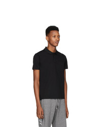 Kenzo Black Fitted Polo