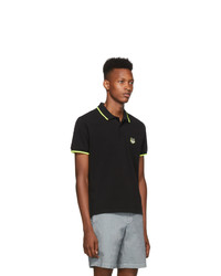 Kenzo Black Limited Edition High Summer Tiger Fitted Polo