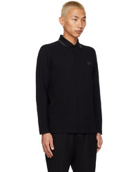 Fred Perry Black M1212 Polo