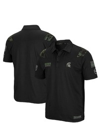 Colosseum Black Michigan State Spartans Oht Military Appreciation Sierra Polo At Nordstrom