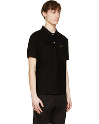Marc Jacobs Black Safety Pin Polo