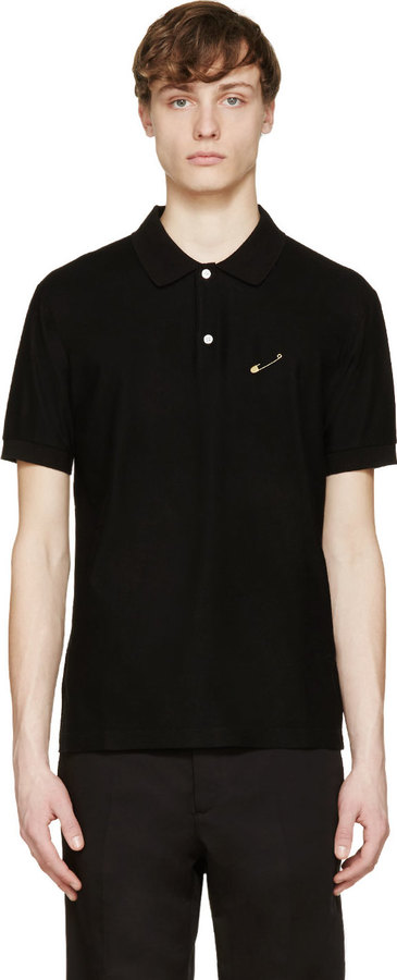 Marc Jacobs Black Safety Pin Polo, $395 | SSENSE | Lookastic