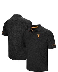 Colosseum Black Tennessee Volunteers Down Swing Polo In Heather Black At Nordstrom