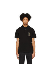VERSACE JEANS COUTURE Black Warranty Patch Polo