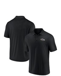 FANATICS Branded Black Baltimore Ravens Winning Streak Polo