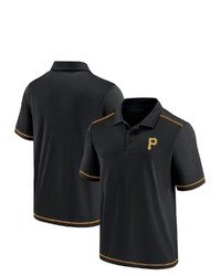 FANATICS Branded Black Pittsburgh Pirates Primary Team Logo Polo