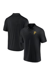 FANATICS Branded Black Pittsburgh Pirates Winning Streak Polo