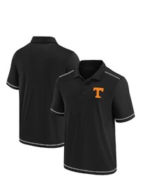 FANATICS Branded Black Tennessee Volunteers School Logo Polo