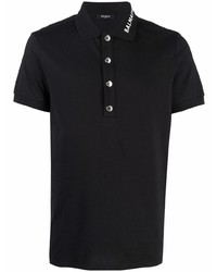 Balmain Branded Collar Polo Shirt