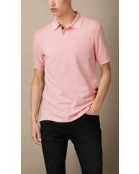 Burberry Check Placket Polo Shirt