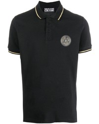 VERSACE JEANS COUTURE Chest Logo Patch Polo Shirt