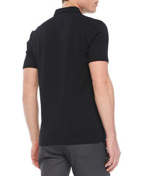 Versace Collection Cotton Jersey Polo Black