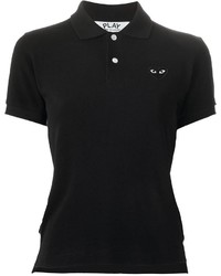Comme des Garcons Comme Des Garons Play Embroidered Heart Polo Shirt