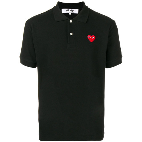 comme des garcons white polo