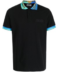 VERSACE JEANS COUTURE Contrast Collar Polo Shirt