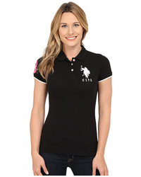 U.S. Polo Assn. Contrast Patch Big Pony Polo Shirt