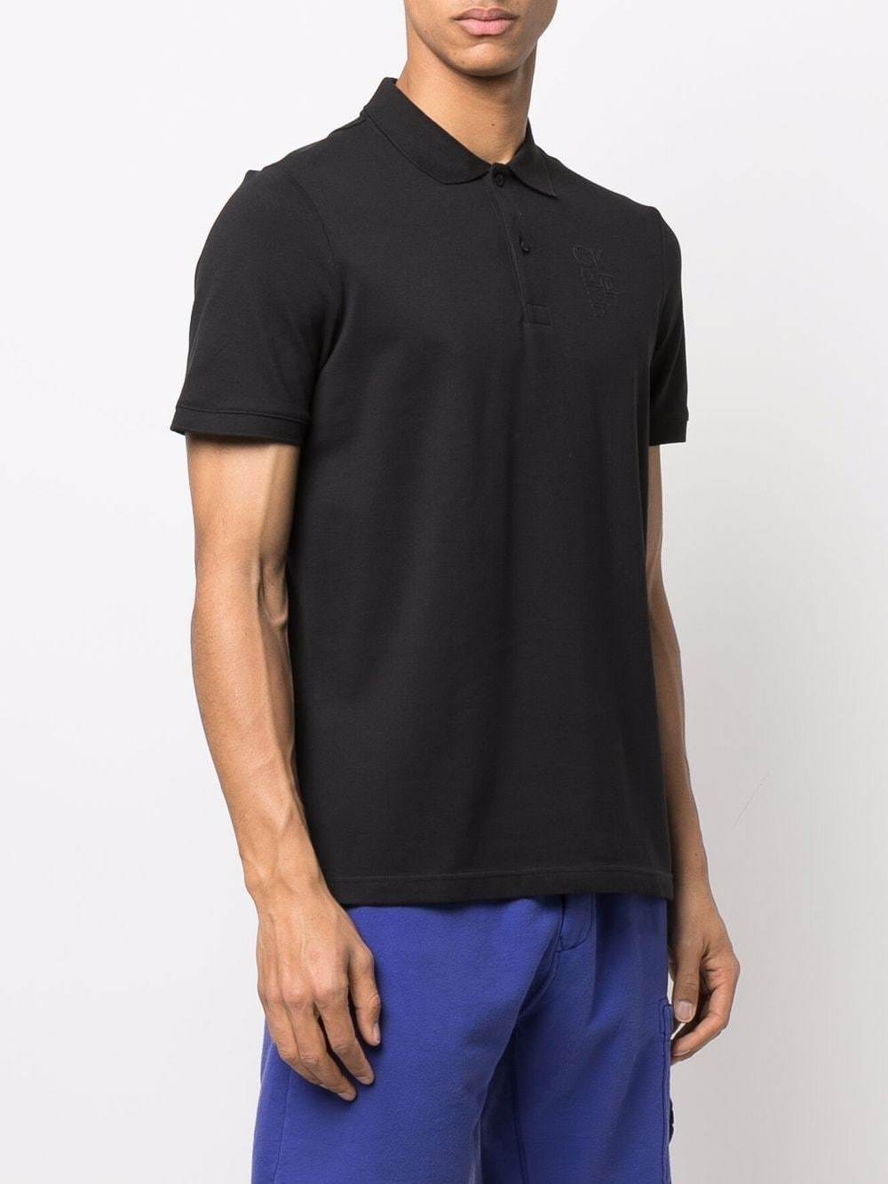 Calvin Klein Debossed Logo Polo Shirt, $56 | farfetch.com | Lookastic