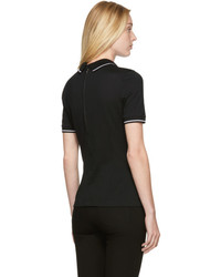 Dolce & Gabbana Dolce And Gabbana Black Crowned Designers Polo