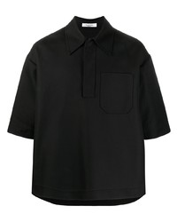 Valentino Double Faced Cotton Polo Shirt