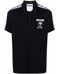 Moschino Double Question Mark Logo Trim Polo Shirt