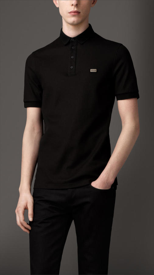 burberry black shirt