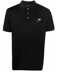 Emporio Armani Eagle Patch Short Sleeve Polo Shirt