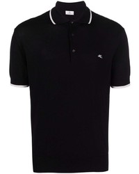 Etro Embroidered Logo Cotton Polo Shirt