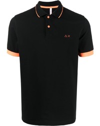 Sun 68 Embroidered Logo Cotton Polo Shirt