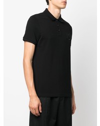 Moncler Embroidered Logo Short Sleeved Polo Shirt