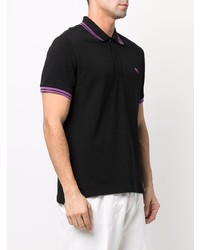 Etro Embroidered Pegaso Cotton Polo Shirt