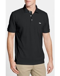 Façonnable Faconnable Club Fit Pique Polo Black Small