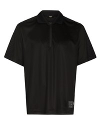 Fendi Ff Motif Short Sleeve Polo Shirt