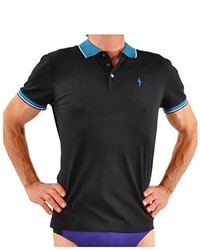 Cesare Paciotti Filo Di Scozia Cotton Short Sleeve Italian Golfpolo Shirt