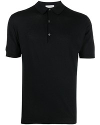 John Smedley Fine Knit Design Polo Shirt