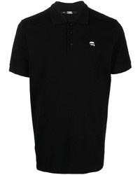 Karl Lagerfeld Ikonik Embroidered Polo Shirt