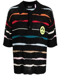 BARROW Intarsia Knit Logo Polo Shirt