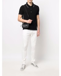 Balmain Knitted Short Sleeved Polo Shirt