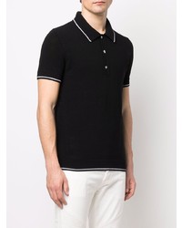 Balmain Knitted Short Sleeved Polo Shirt