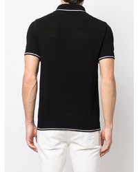 Balmain Knitted Short Sleeved Polo Shirt