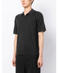 N.Peal Knitted Short Sleeved Polo Shirt