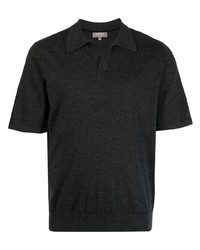 N.Peal Knitted Short Sleeved Polo Shirt