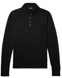 Tom Ford Knitted Wool Polo Shirt